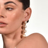 Culturesse Esmerelda Luxury Baroque Pearl Earrings - Gold