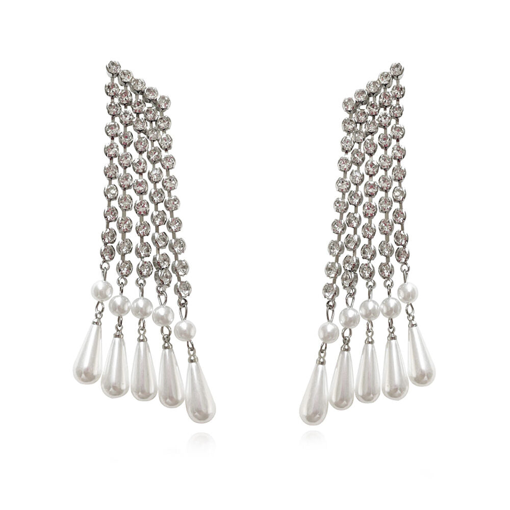 Culturesse Laurell Diamante Splash Earrings