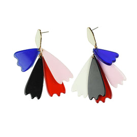 Culturesse Reinelde Dancing Petals Earrings (for pierced ears)