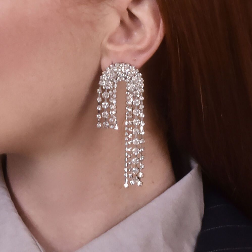 Culturesse Juliet Crystal Diamante Earrings