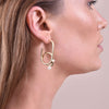 Culturesse Jacithe Modern Line Art Earrings
