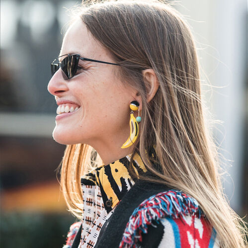 Culturesse Jacqui Banana Fashionista Earrings