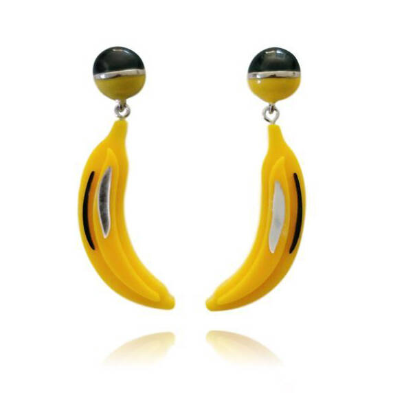 Culturesse Jacqui Banana Fashionista Earrings