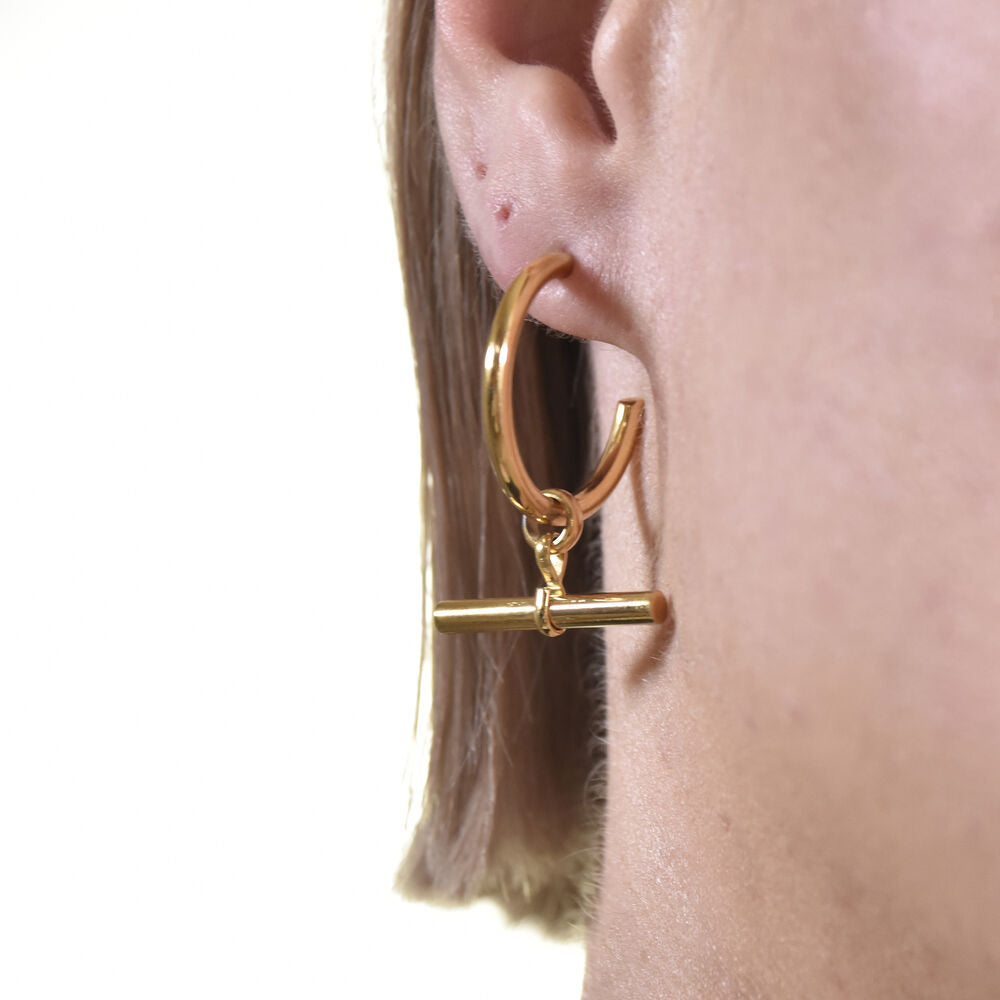 Culturesse Dionne Modern Muse Bar Drop Earrings