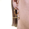 Culturesse Dionne Modern Muse Bar Drop Earrings