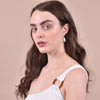 Culturesse Mediterranean Baroque Pearl Drop Earrings (Imperfect)