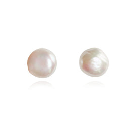 Culturesse Bay Baroque Pearl Stud Earrings (Imperfect No.2)