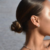 Culturesse Flori Artisan Beaded Cuff Earring (Single Piece Silver)