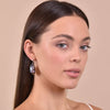 Culturesse Ebony Mediterranean Dark Baroque Pearl Earrings