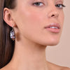 Culturesse Ebony Mediterranean Dark Baroque Pearl Earrings
