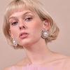 Culturesse Le Paris 60s Pearl Stud Earrings