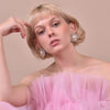 Culturesse Le Paris 60s Pearl Stud Earrings