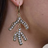 Culturesse Bexley Sparkle Coral Runway Earrings