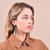 Culturesse Marley Shinning Noir Earrings