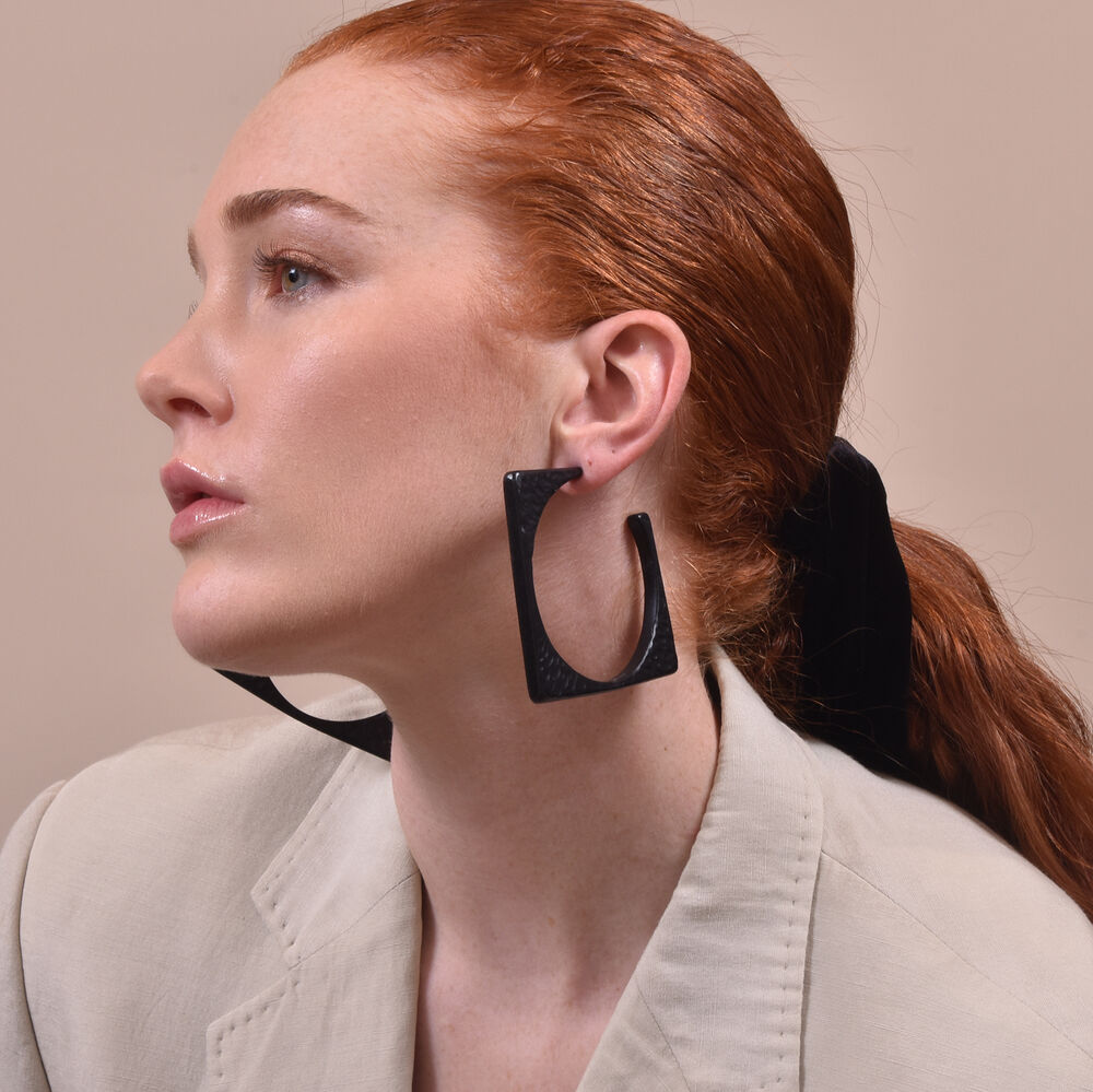Culturesse Alia Geo Oversized Statement Earrings
