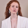 Culturesse Brooklyn Diamante Knot Earrings
