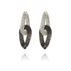 Culturesse Brooklyn Diamante Knot Earrings