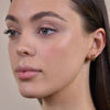 Culturesse Sydney Dainty Twin Loop Earrings