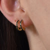 Culturesse Sydney Dainty Twin Loop Earrings