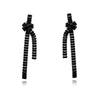 Culturesse Laila Noir Knot Earrings