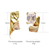 Culturesse Bonbons Artisan Mismatched Earrings (Gold Vermeil)