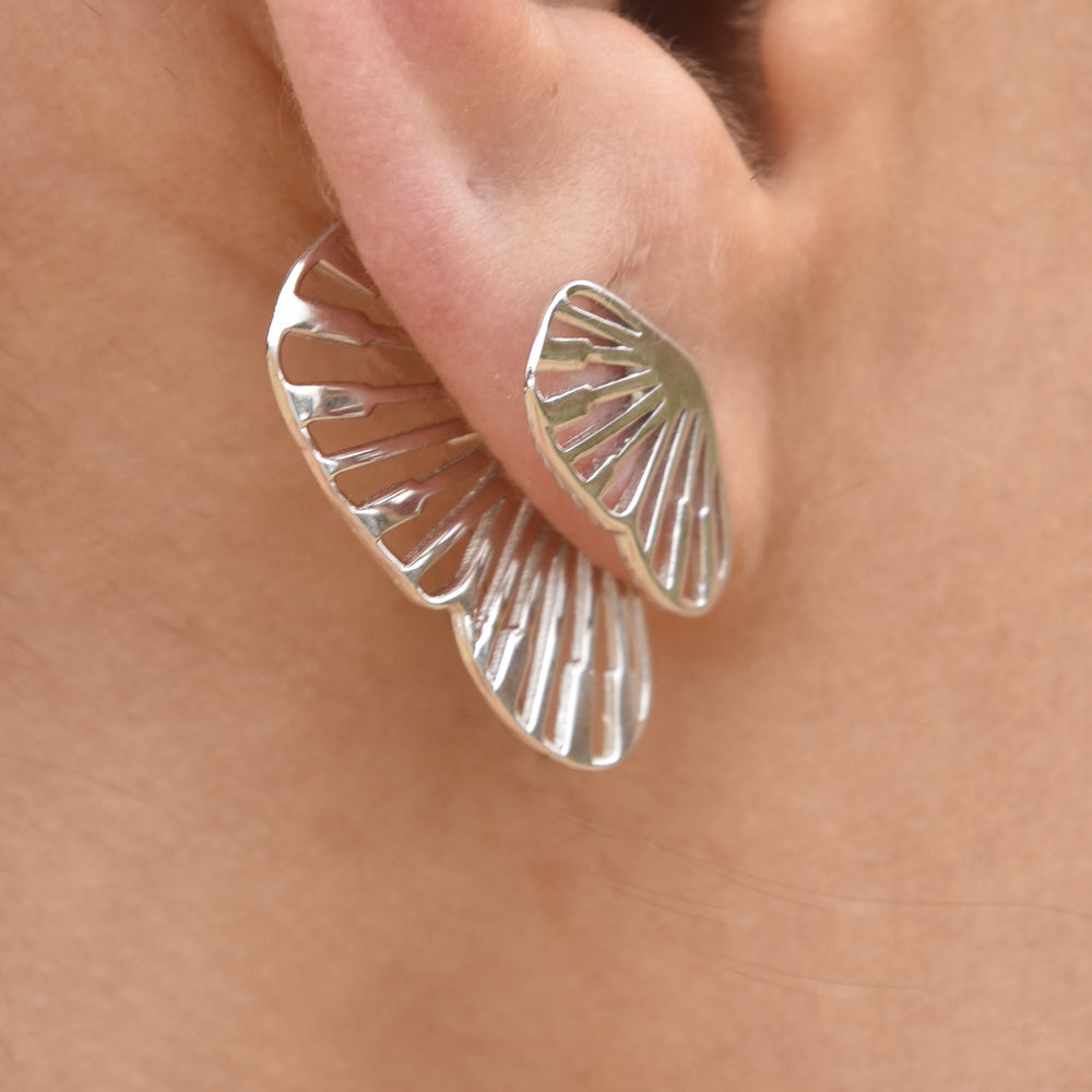 Culturesse Bellona Artsy Butterfly Earrings