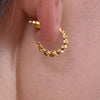 Culturesse Aster Gold Filled Dainty Twist Earrings