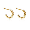 Culturesse Aster Gold Filled Dainty Twist Earrings