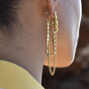 Culturesse Elektra Diamante Chain Drop Earrings