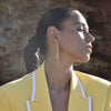 Culturesse Elektra Diamante Chain Drop Earrings