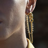 Culturesse Elektra Diamante Chain Drop Earrings