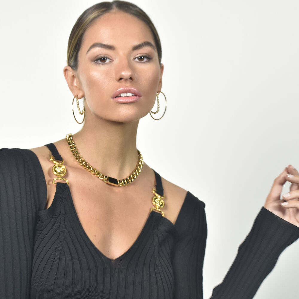 Culturesse Not Your Regular Hoop Earrings (Gold)