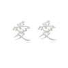 Culturesse Chinese Love Earrings (Silver)