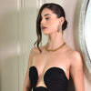 Culturesse Xena Contemporary Loop Statement Earrings