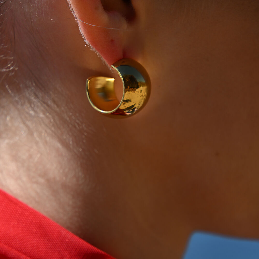 Culturesse Maxine Fashionista Chunky Bowl Earrings