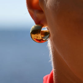 Culturesse Maxine Fashionista Chunky Bowl Earrings