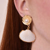 Culturesse Mercy Shell Drop Earrings