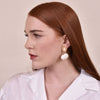 Culturesse Mercy Shell Drop Earrings