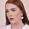 Culturesse Mercy Shell Drop Earrings