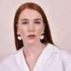 Culturesse Mercy Shell Drop Earrings