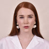 Culturesse Mercy Shell Drop Earrings