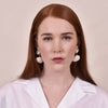 Culturesse Mercy Shell Drop Earrings