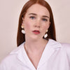 Culturesse Mercy Shell Drop Earrings