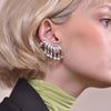 Culturesse Belle Ame Diamante Climber Earrings