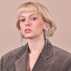 Culturesse Bespoke Diamante Climber Earrings