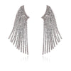 Culturesse Lais Diamante Tassel Earrings