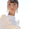 Culturesse Tourmaline Zirconia Crystal Encrusted Earrings