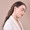 Culturesse Romane 24K Artisan Pearl Flow Earrings