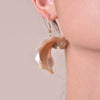 Culturesse Camile Modern Shell Drop Earrings