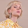 Culturesse Daur Diamante Ribbon Earrings